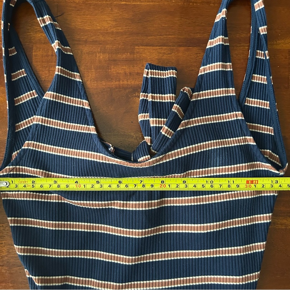 O'Neill Navy and Pink Back-Tie Jumpsuit - Picture 7 of 10